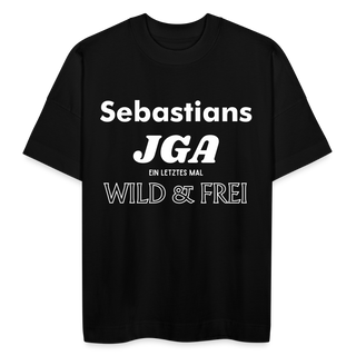 Oversize T-Shirt Sebastian - Schwarz