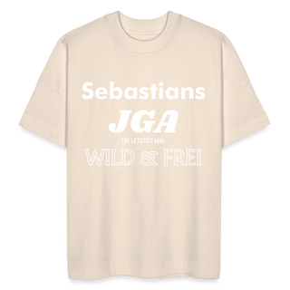 Oversize T-Shirt Sebastian - Naturweiß