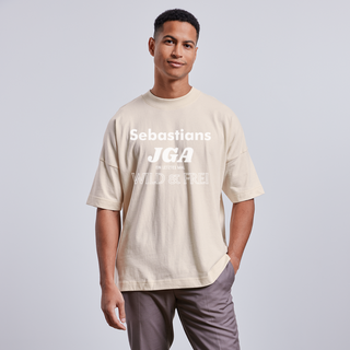 Oversize T-Shirt Sebastian - Naturweiß