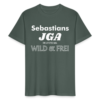 T-Shirt Sebastian - Graugrün