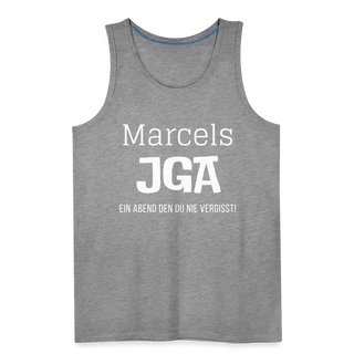 Tank Top Marcel personalisierbar - Grau meliert