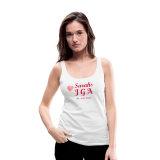 Tanktop Zoe personalisierbar - weiß