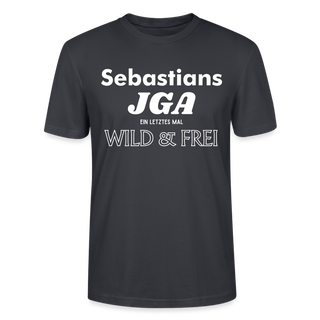 T-Shirt Sebastian - Dunkles Graublau