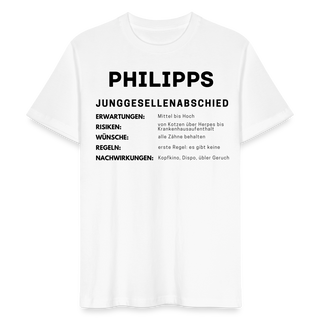 T-Shirt "JGA - 5 Punkte" - Weiß