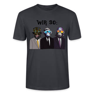 T-Shirt Team Bräutigam "Wir so" - Dunkles Graublau