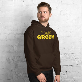 Kapuzenpullover "The Groom" gelb