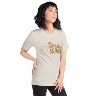 enganliegendes T-Shirt Bride Squad Emma