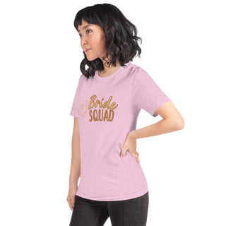 enganliegendes T-Shirt Bride Squad Emma