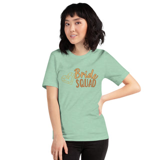 enganliegendes T-Shirt Bride Squad Emma