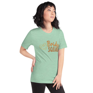 enganliegendes T-Shirt Bride Squad Emma