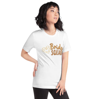 enganliegendes T-Shirt Bride Squad Emma